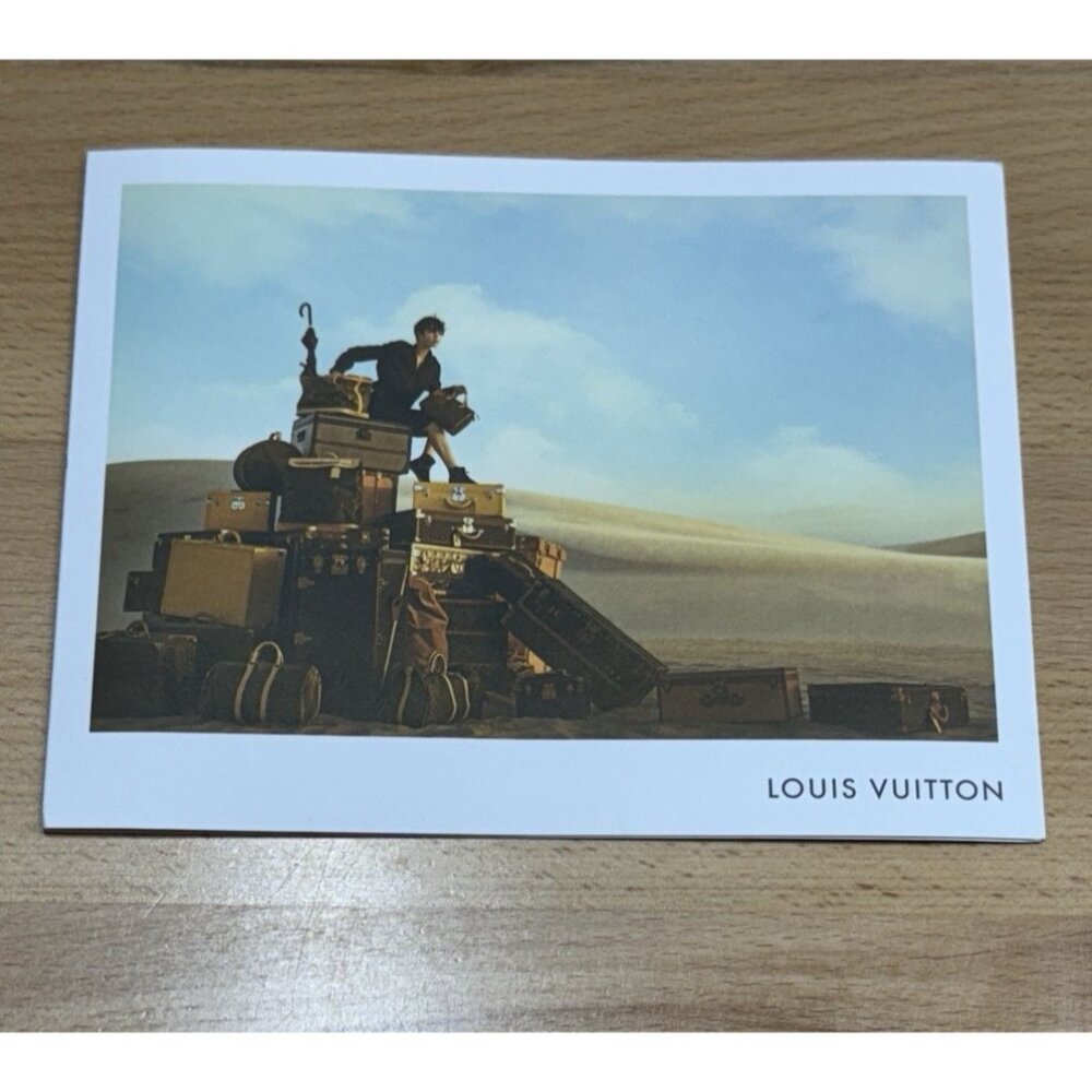 Louis Vuitton 2015 The Art of Travel Blank Card Paper Envelope Home Decor Stage